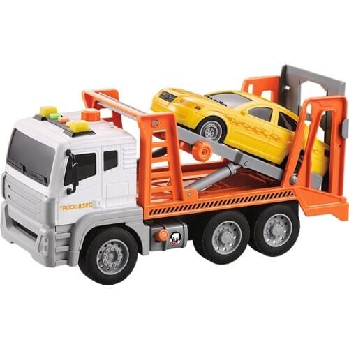 New Rescue Car Toy Inertia Engineering Trailer Boy Multifunctional Pump Toy Car Model Inertia Voice Story Boy Gift HC0181