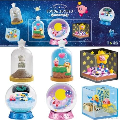 Kirby Blind Box Terrarium Collection Game Selection A Set of 6 Kinds Action Figure Model Toys Children Birthday Gifts Toys