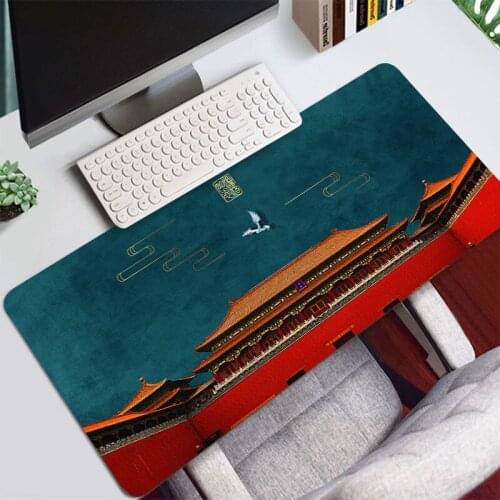 Mouse Pad Chinese Style Pattern Gamer 800x300mm Notbook Mouse Mat Large Gaming Mousepad XL PC Desk Computer Accessories