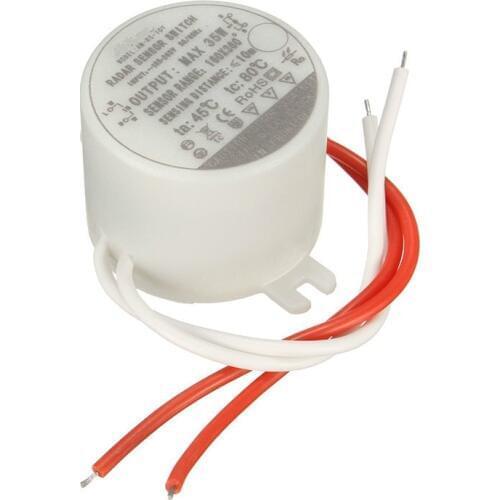 35W Circular Radar Microwave Induction Switch Instead Of The Human Body Infrared Radar Sensor Switch