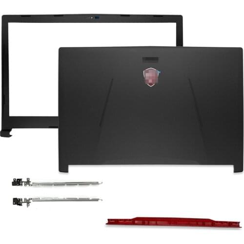 NEW LCD Back Cover/Front Bezel/Hinges/Hinge Cover Plastic For MSI GL73 8RC/8RD(MS-17C6) 8RE Laptop Black 17.3 Inch