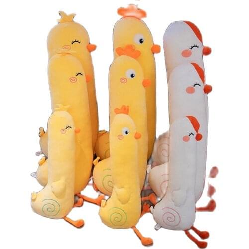 Wholesale 3pcs/lot 70cm cartoon animals Chicken Duck Plush toys Soft Stuffed Gooose comfortable sleeping Toy plush pillows