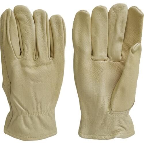 Men Welding Safety Working Gloves Pig Skin Leather Hand Protect Tool Work Gloves Heavy Duty Gloves for Work in The Garden