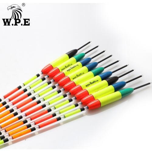 W.P.E Brand Fishing Float 5pcs/set Barguzinsky Fir Floats Size 4g/5g/6g 27.5cm/28.5cm Fishing Float Bobber Vertical Buoy Tackle