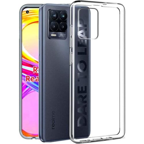Transparent TPU Case for Realme 8 5G Realme8 Pro Silicone Gel Phone Bumper Back Cover for Oppo Realme 8 Ultra Slim Clear Fundas