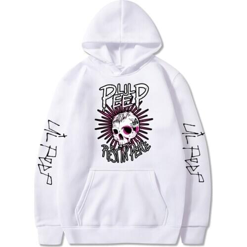 Lil Peep Hoodies Sweatshirts Skateboard Men Women Print Pullover Hip Hop Streetwear Casual White Hoody 2020 Men Tops