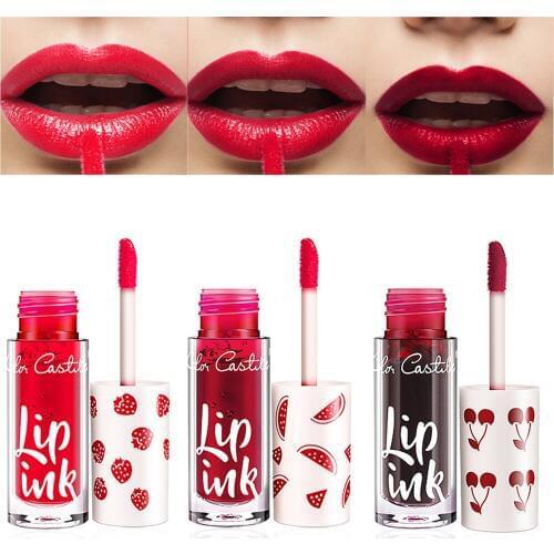 Moisturizing Long Lasting Lip Gloss Fruit Smell Lip Gloss Multifunction Lip Tint Dyeing Makeup Beauty Liquid Blusher