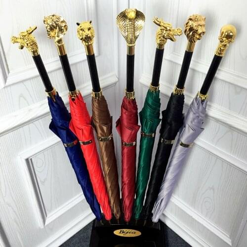 Windproof Adult Umbrella Long Handle Business Uv Protection Large Fashion Outdoor Umbrella Sombrilla Playa Rain Gear BD50UU