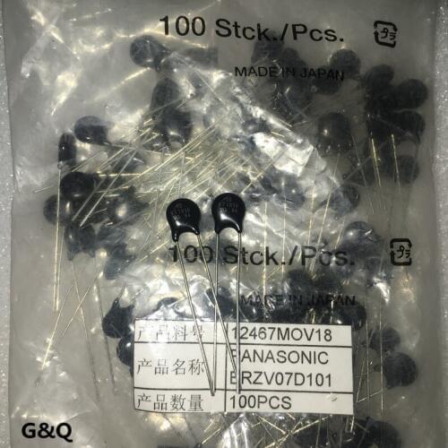 100% Home furnishings ZNR V7101U ERZV07D101 varistor