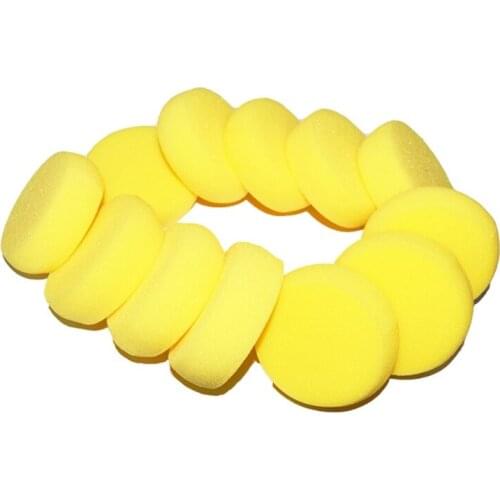 12pcs Round Synthetic Watercolor Artist Sponges Paint Sponge Art Drawing Painting Toys Seal Tool for Painting Crafts Pot 85DD