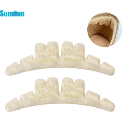 2pcs Sponge Non-slip Stickers Non-slip Foot Pad Forefoot Pad Convenient Womens High Heels Insole Patch Skin Care