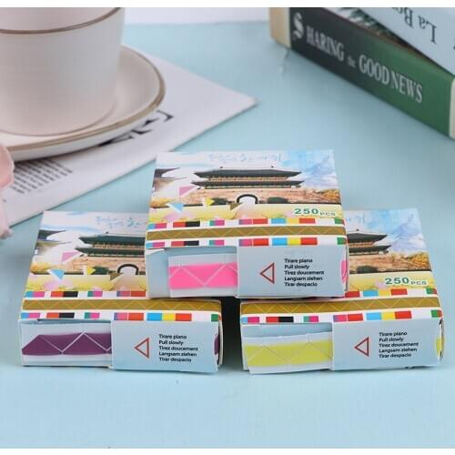 250pcs/box Self Adhesive Corner Scrapbook Environmental Protection PVC Photo Albums 9 Colors Direct Pumping Frame Picture Decor