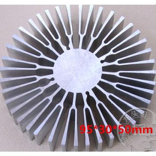 35W High Power 95*30*50mm lighting sunflower radiator LED lamp bead aluminum heat sink profiles