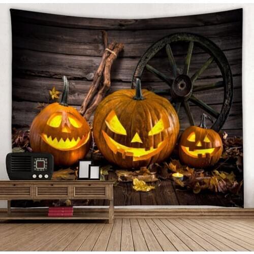 Halloween 3D Tapestry Wall Hanging Bed Spread Beach Towel Table Cloth Yoga Mat Muebles dela Sala Christmas Decoration Large Size