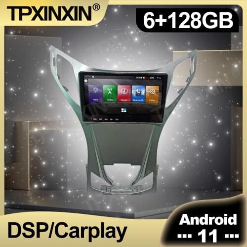 128GB Android 10.0 Car Radio For Hyundai Azera 2014 - 2015 Multimedia Video Player Navigation Head Unit GPS Auto 2din no DVD