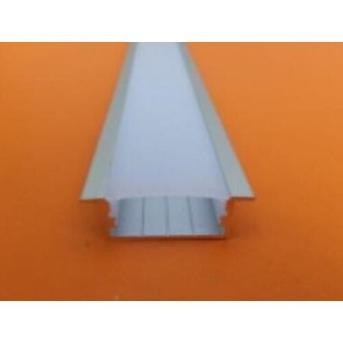 Free shipping cost 2m/pcs 40m/lot slim Aluminum profile with diffuser and clips for LED Strip Light/Cabinet Light