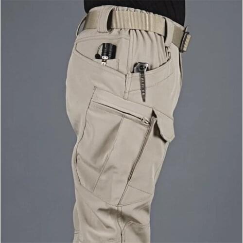 Outdoor Cargo Pants Men Quick Dry Waterproof Camouflage Tactical Pants Casual Pocket Comfortable and Wearable Training Trousers