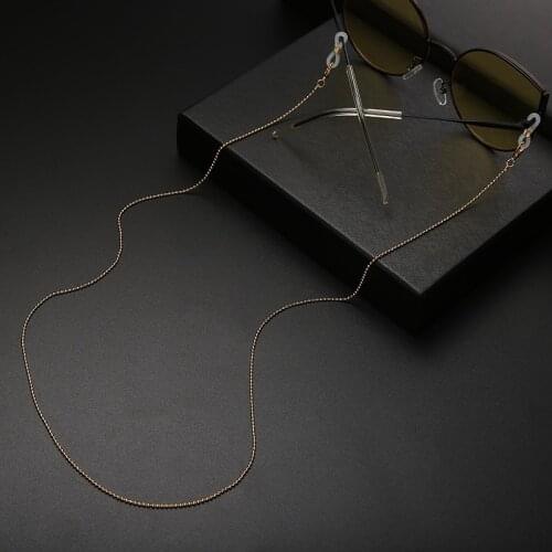 Chains & Lanyards Unisex Sunglasses Chain Personality Mask Chain Monochrome Spectacle Chain Eyeglasses Chain Chains For Pants