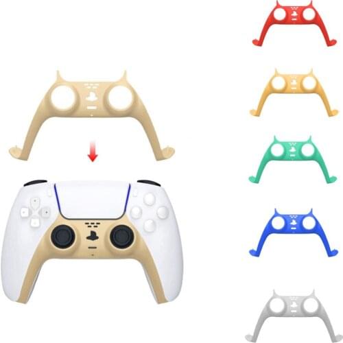 Handle Decorative Clip Cover Clamp Controller Middle Decorative Cover Strip Skin Shell for PS5 Gamepad Games Accessories