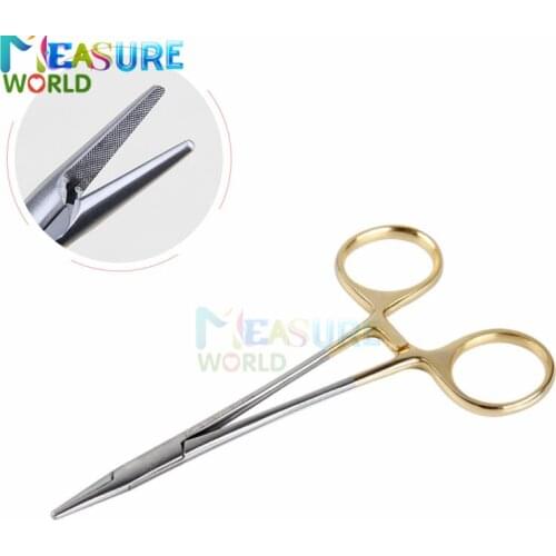 Needle Holder Needle Holder Stainless Steel Thick And Thin Needle Double Eyelid 12.5cm Needle Holder Surgical Operation Tools