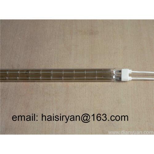 Customized 500w 350mm far Single tube Electric halogen IR quartz glass heater elements