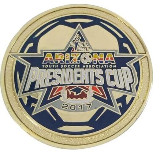 Factory Valuable Metal Copper Stamping Die Custom Challenge Coin with Collectible and Souvenir Logo