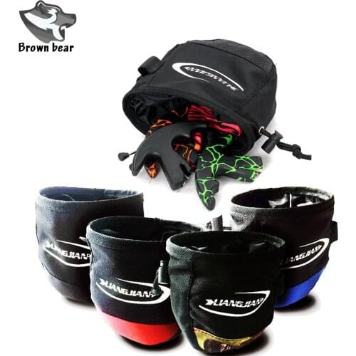 4 Colors Compound Bow Release Pouch Belt Holder Achery Accessaries Pocket BowString Release Storing Bag slingshot bag