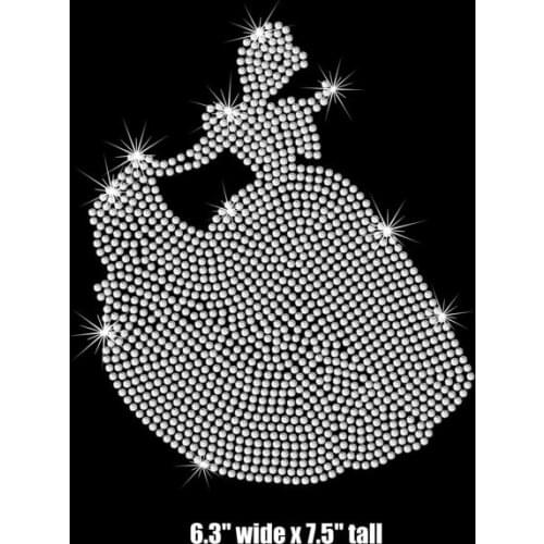 Beauty design rhinestones motif Hot Fix Iron on Rhinestone Transfer Applique Motif iron on rhinestone motifs