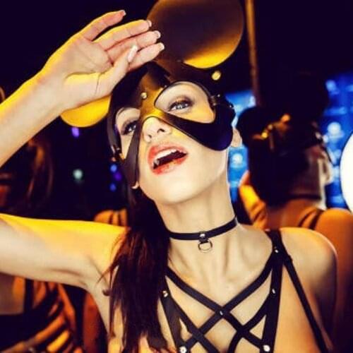 Unisex Sex Masks Party Cosplay Sexy Costume Save Props Latex SM Mask Adult Play Masks for Men and Women