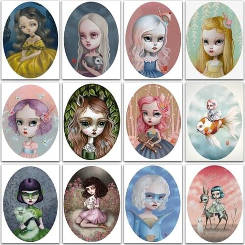 5D DIY Diamond Painting Kit Paint Cartoon Cute girl princess art home decor Full Square&Round embroidery mosaic Cross stitch