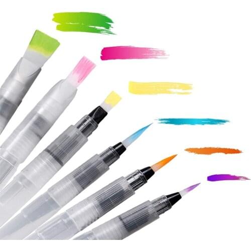 Water Brush Pen Set,Water Color Brush Pen Set,Watercolor Paint Pens for Painting Markers(12 Piece)