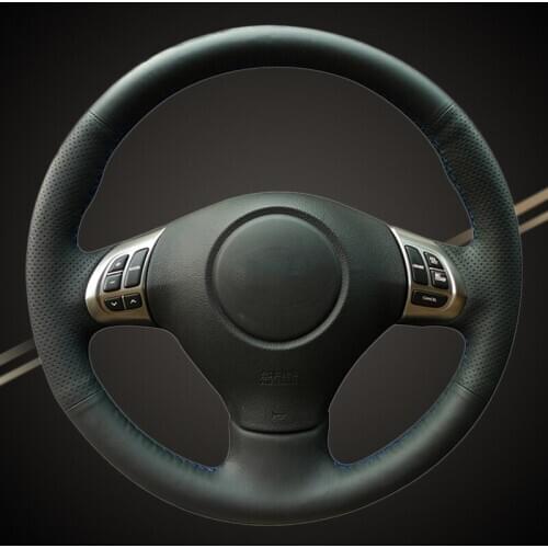 Car Braid On The Steering Wheel Cover for Subaru Forester 2008-2012 Impreza 2008-2011 Legacy 2008-2010 Exiga 2 Auto Wheel Covers