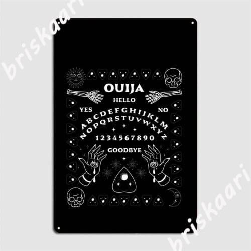 Ouija Board Planchette Nice Design Metal Signs Club Cinema create Wall Decor Tin sign Posters