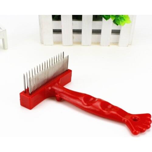 Golden Retriever Long Hair Large Dog Comb Double Row Pet Hair Remover Brush Cat Massage Comb Dog Grooming Comb Large Dog Brush