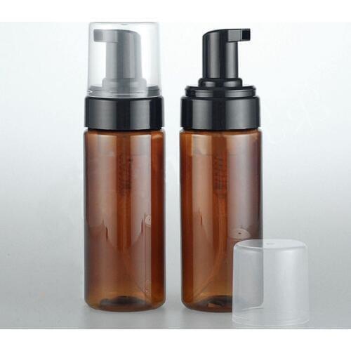 150ml Empty Amber Plastic Foaming Bottle Soap Dispenser Container 3OZ Foam-soap-Dispense Foam lotion Pump bottle F20172195