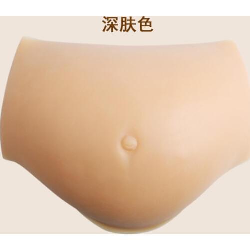 Largest 8-10 Month 4300g Realistic Comfortable Silicone huge belly Fake Tummy Belly for Pregnancy Test Twins Size