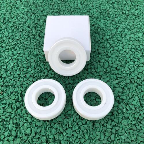 4pcs double seal ZrO2 full Ceramic bearing 6200 6201 6202 6203 6204 6205 6206 6207 6208 - 2RS Zirconia ceramic ball bearings