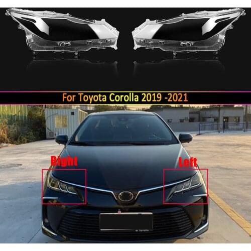 Car Replacement Auto Shell Headlight Cover For Toyota Corolla 2019 2020 2021 Headlamp Lens Lampcover Lampshade Lamp Glass Case