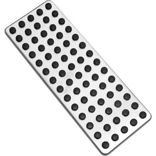 Steel Footrest Foot Rest Dead Pedal Pad Cover for Mercedes Benz A B C E S CLS SLK CLA GLA GLK ML G GL Series Car Styling