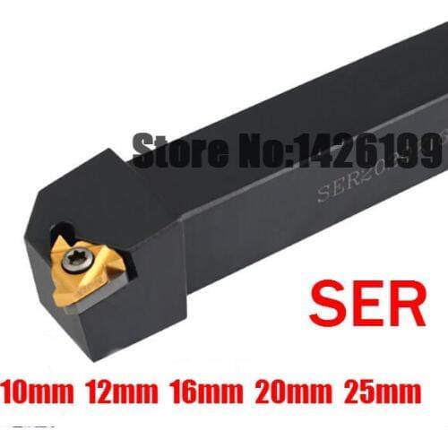 SER1010H11 SER1212H11 SER1212H16 SER1616H16 SER2020K16 SER2525M16 SEL1616H16 SEL2020K16 CNC External thread Turning tool rod