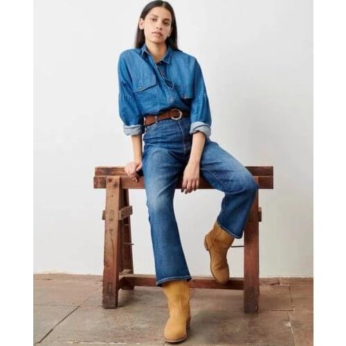 TSDFC Womens Denim Shirts