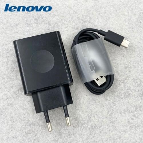 Lenovo 12V2A EU Plug Charger Universal Fast Charging Power Wall Adapter 100CM Type C Cable For Xiaomi Samsung Huawei Smartphones