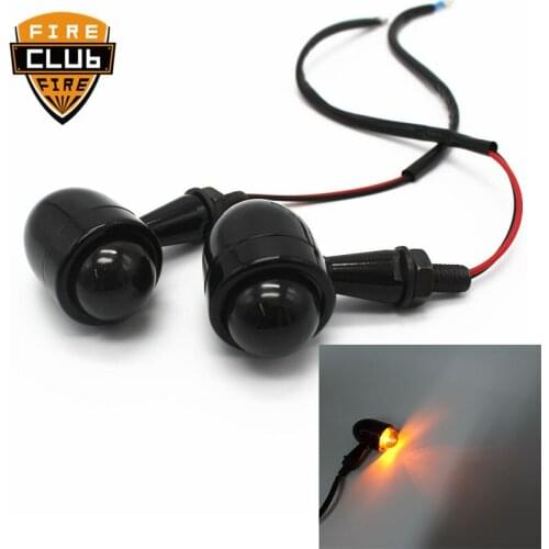 Universal Vintage calssic custom LED turn signal light Cornering lamp turn light steering lamp direction indicator Motorcycle
