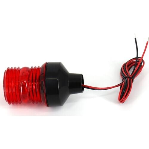 Waterproof Boat LED Navigation 12V/24V Red 360 Sailing Warning Signal Light