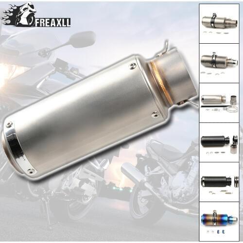 For bmw s1000rr yamaha aerox xt 600 honda monkey Escape Motorcycle Exhaust Pipe Muffler Motocross 36-51MM 61MM pitbike DB Killer