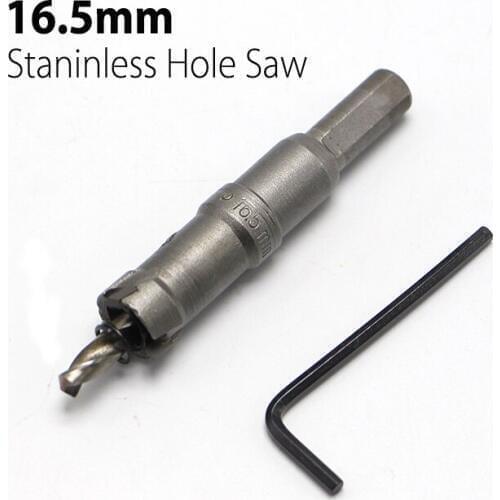 High Quality 16.5mm 0.65" Hard Alloy Metal Hole Saw Core Drill Bit Drill Bit for Metal Working Universal Type
