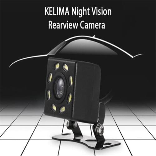 Reverse Camera Rear View Backup Reversing -- 8 LED Night Visions HD Wide Angle Windproof And Rainproof Family Car Dual-Use