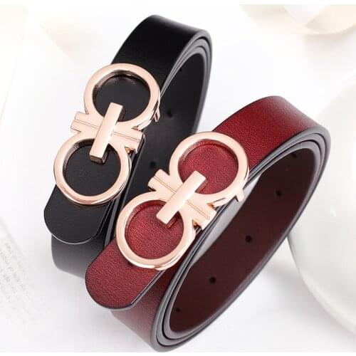 2021 Women High Quality Fashion Genuine Leather Belt Women Classic Exquisite Waist Strap Designer Belts