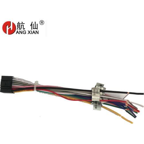 2 din Car Radio ISO Plug Power Adapter Wiring Harness for Universal interchangable ISO power harness For car dvd player