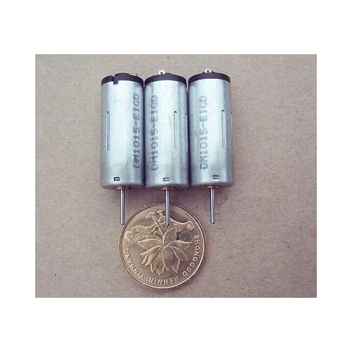 2pcs DC 3V 17000RPM 1mm shaft Cylindrical High-speed miniature dc motor